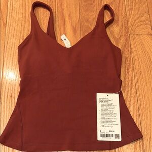 NWT lululemon Align Tank Waist Length | Mulled Wine | size 2.